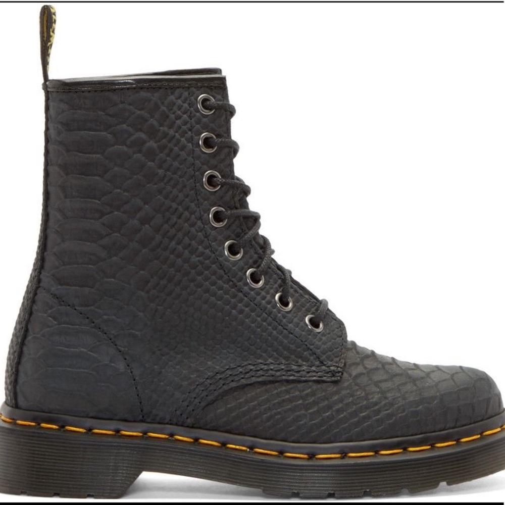 Dr. Marten Snake Skin Boots